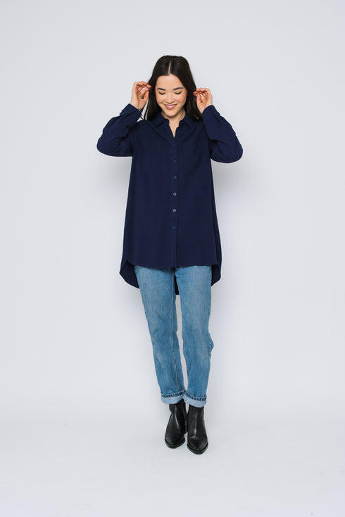 Blaine-Oversize Button-Up